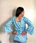 Jhuluki Bell Sleeves Kurti - Image 2