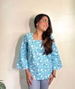 Jhuluki Bell Sleeves Kurti - Image 3