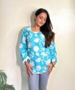 Komali Bell Sleeves Kurti - Image 2