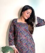Nakshita Bell Sleeves Kurti - Image 4