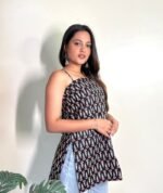 Rangreva Noodle Strap Kurti - Image 3
